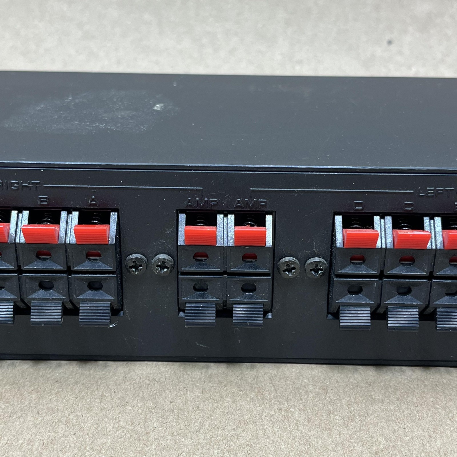 RadioShack High Power Stereo Speaker Selector 4-Way Control Center 40-136 Black