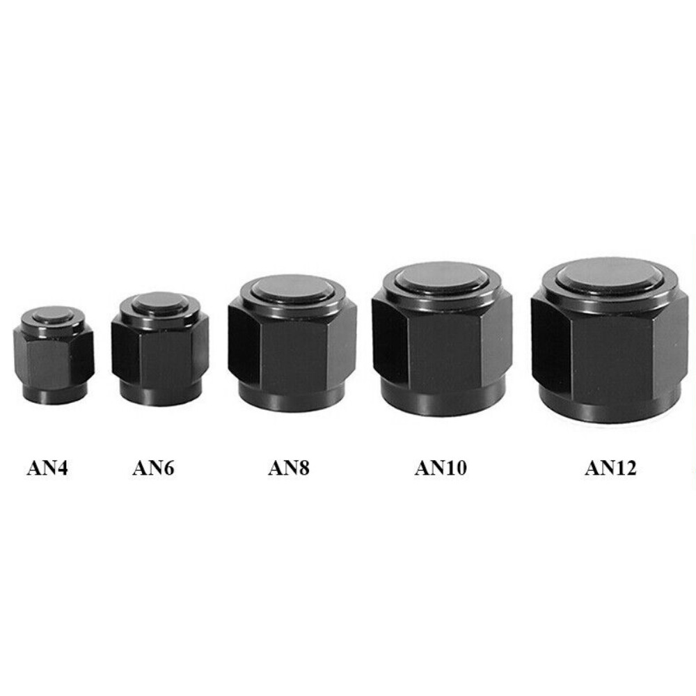 10Pcs 4AN 6AN 8AN 10AN 12AN Female Flare Fitting Cap Nut Block off Fuel Hose Cap