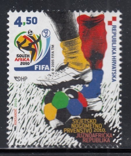 CROATIA FIFA World Cup South Africa 2010 MNH stamp