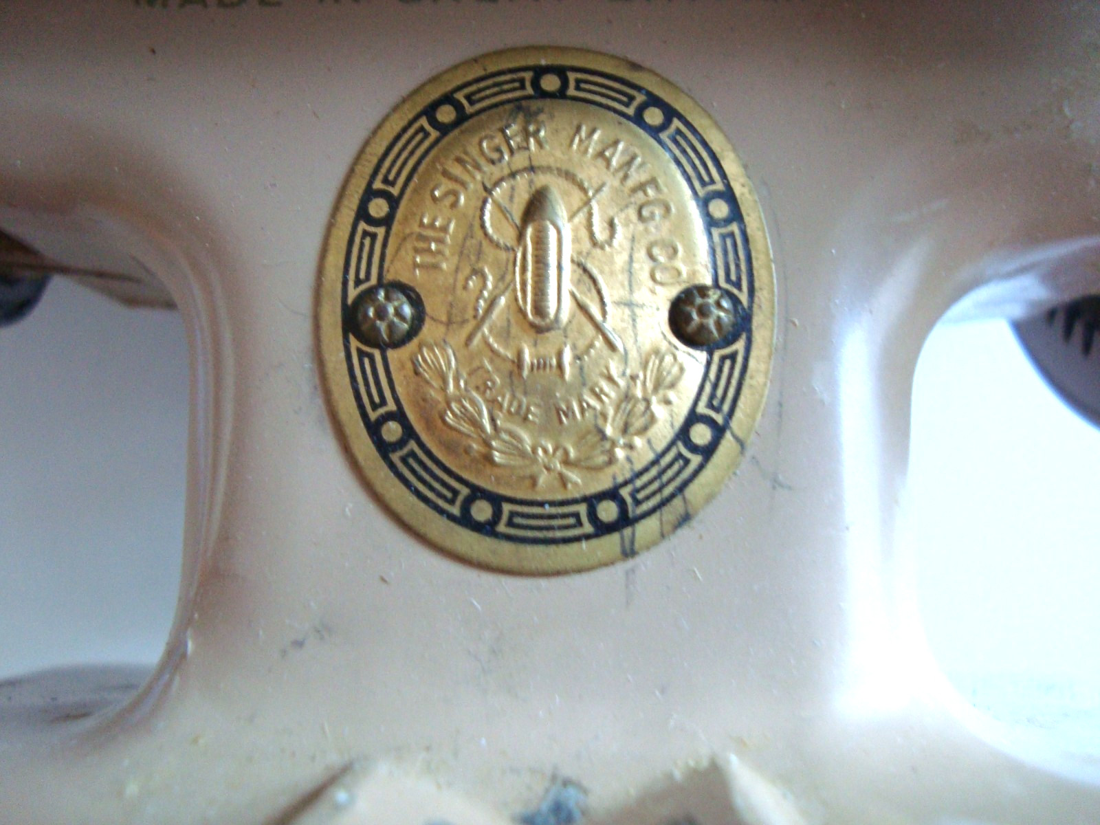 Vintage Singer Sewhandy Model 20 Sewing Machine Child's Toy ~ Hand Crank Metal