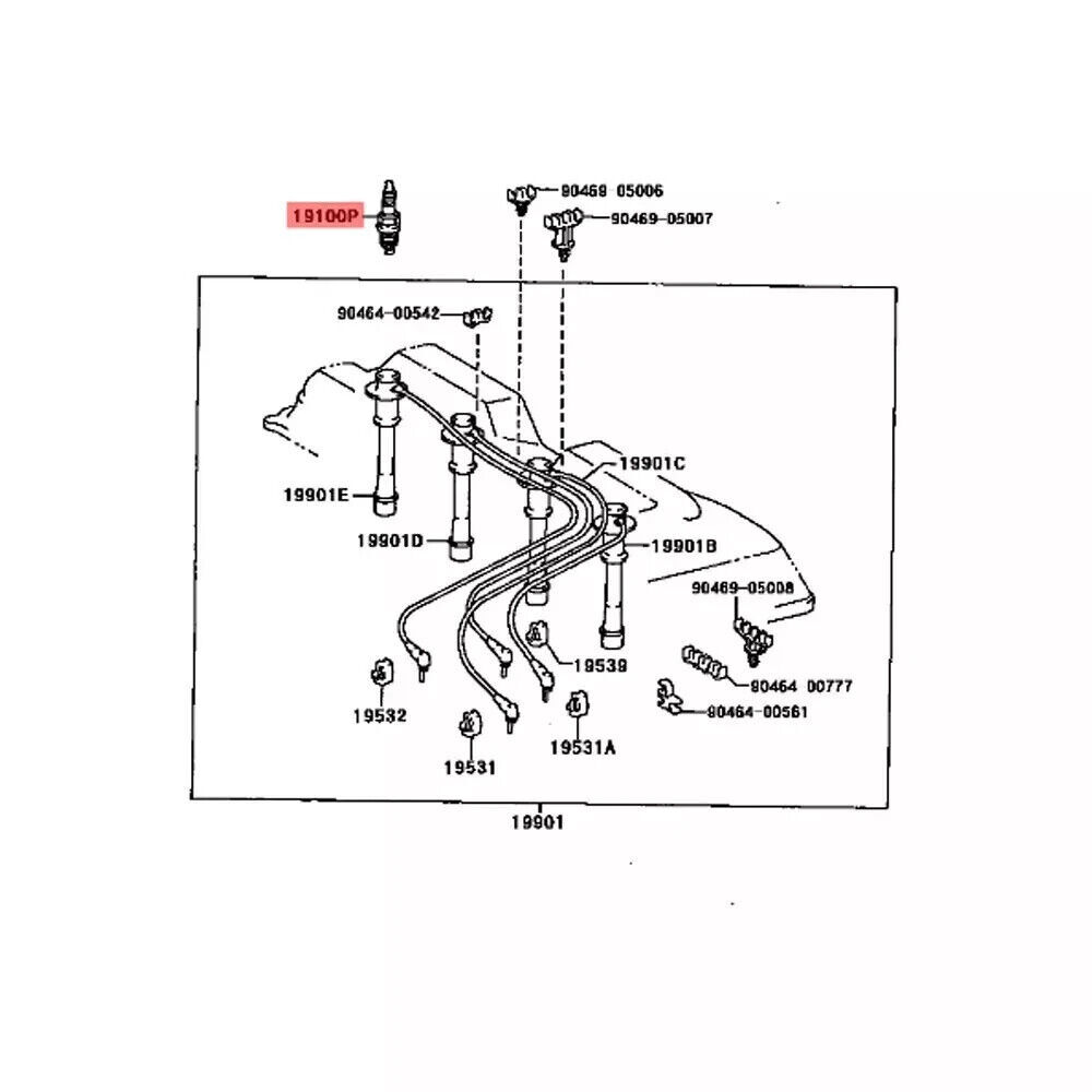4Pcs OEM Denso Iridium Spark Plug 3417 SK16HR11 90919-01233 for Camry Highlander