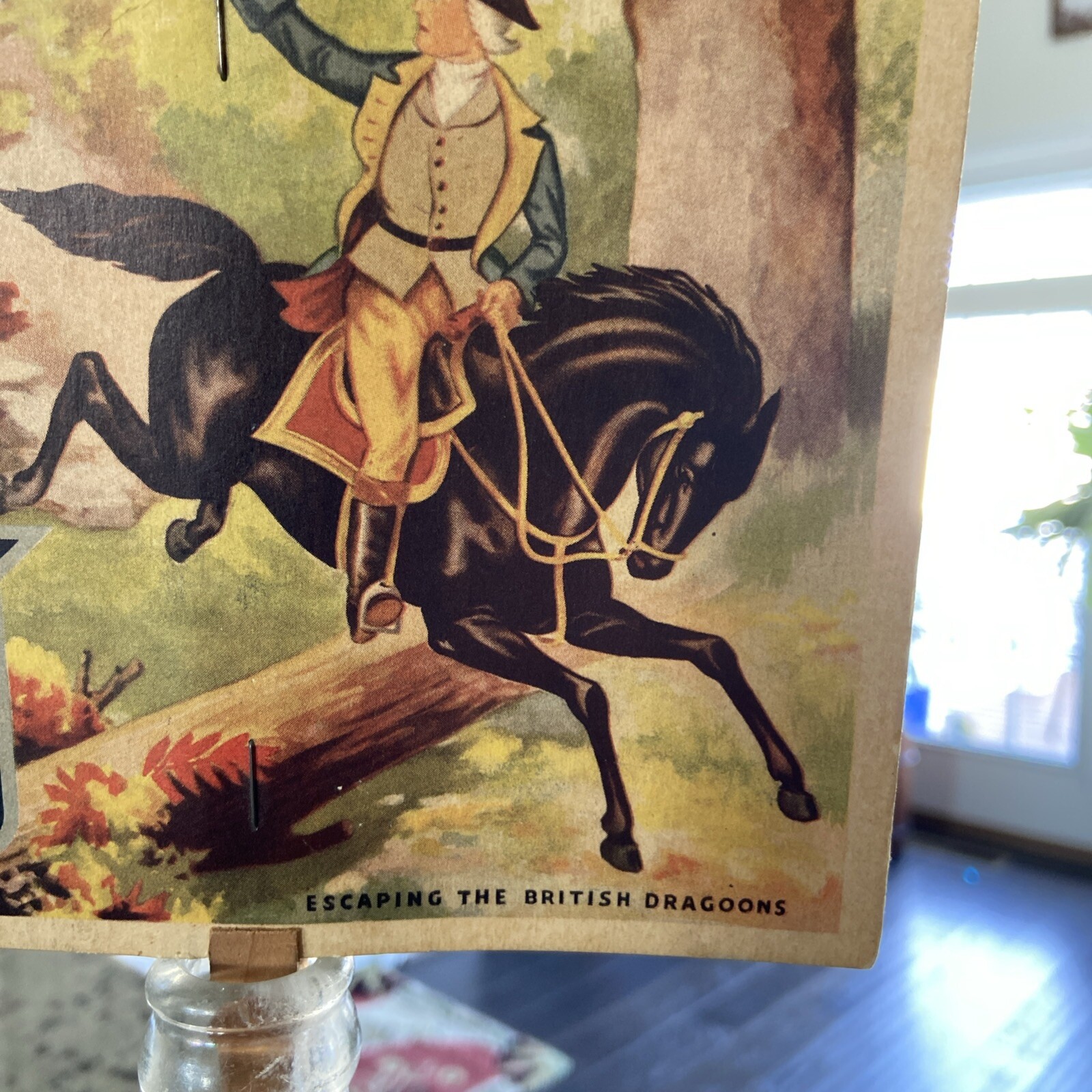 Putnam Dyes antique store fan sign, 1920s Peoples Drug Frederick