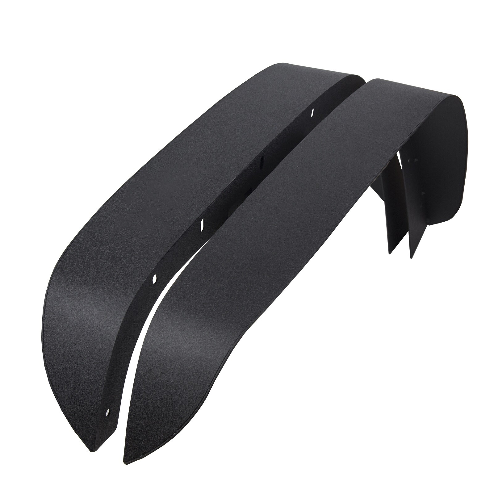 For Jeep Wrangler 07-18 JK Full Set Flat Style Solid Steel Fender Flares