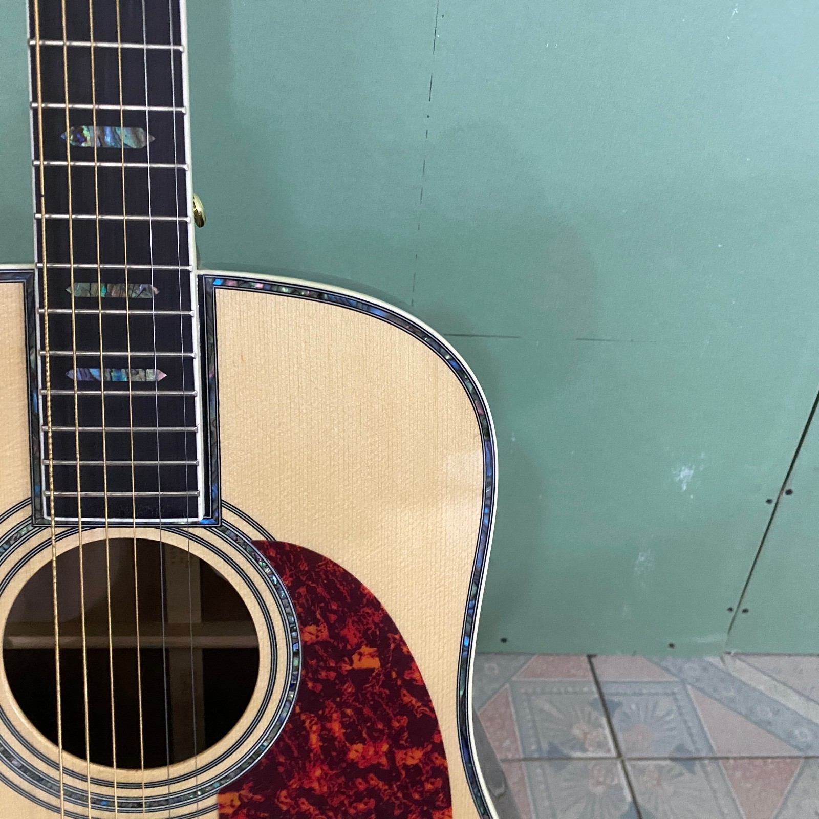 D45 41 inches solid spruce Acoustic guitar with EQ rosewood fingerboard