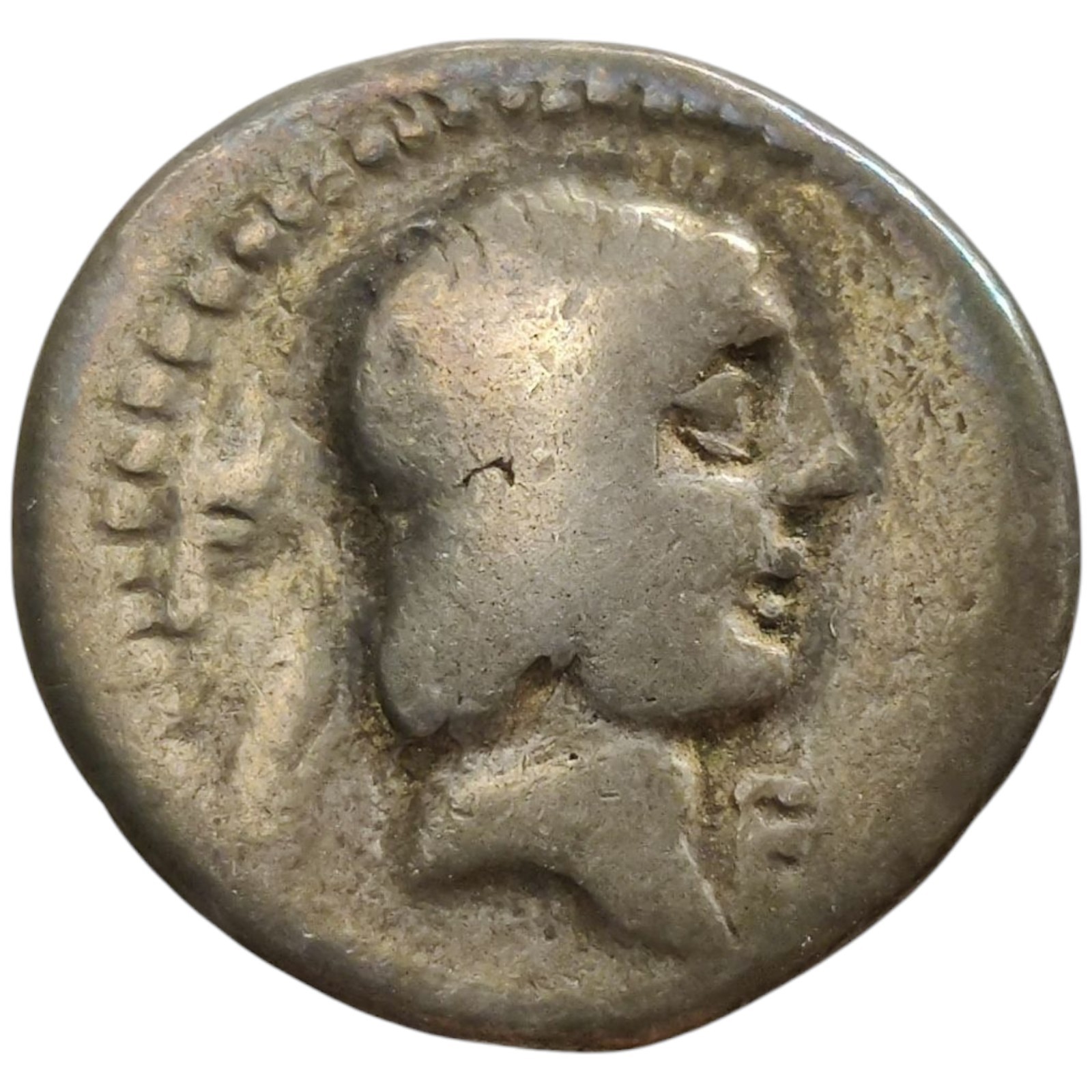 Roman Republic Denarius 90 BC L. Capurnius L.f. L.n. Piso Frugi Silver Coin 17T