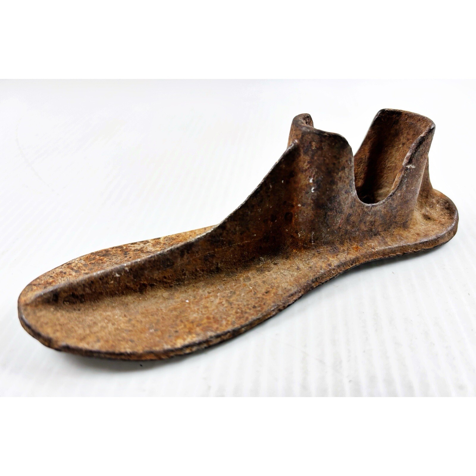 Cast Iron Cobbler Shoe Form Small Child Vintage Antique? 5.5” Small