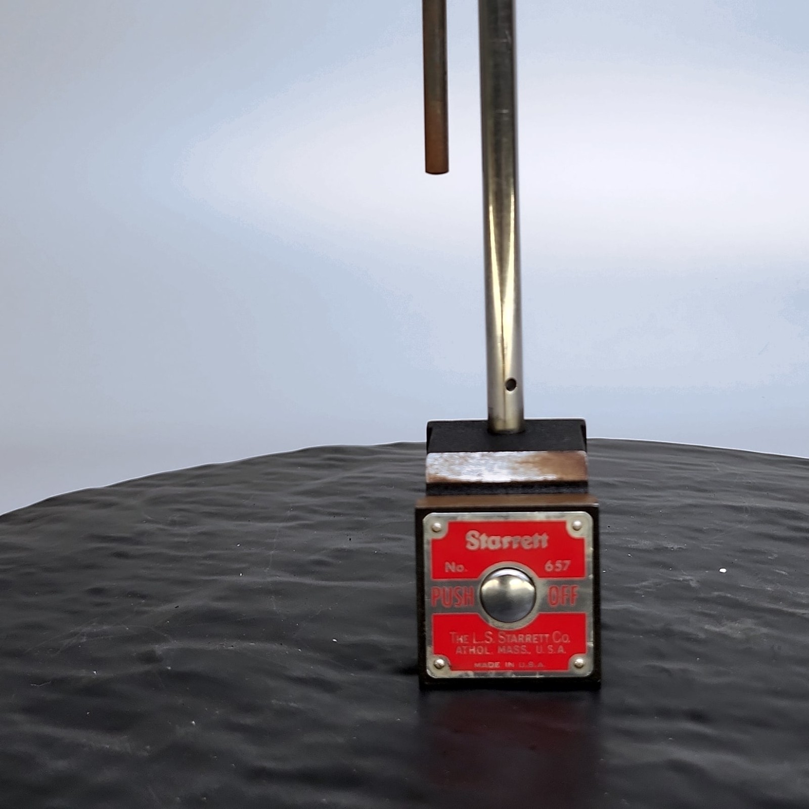 Starrett 657 Magnetic Base Indicator Holder Dial Test Machinist USA Made