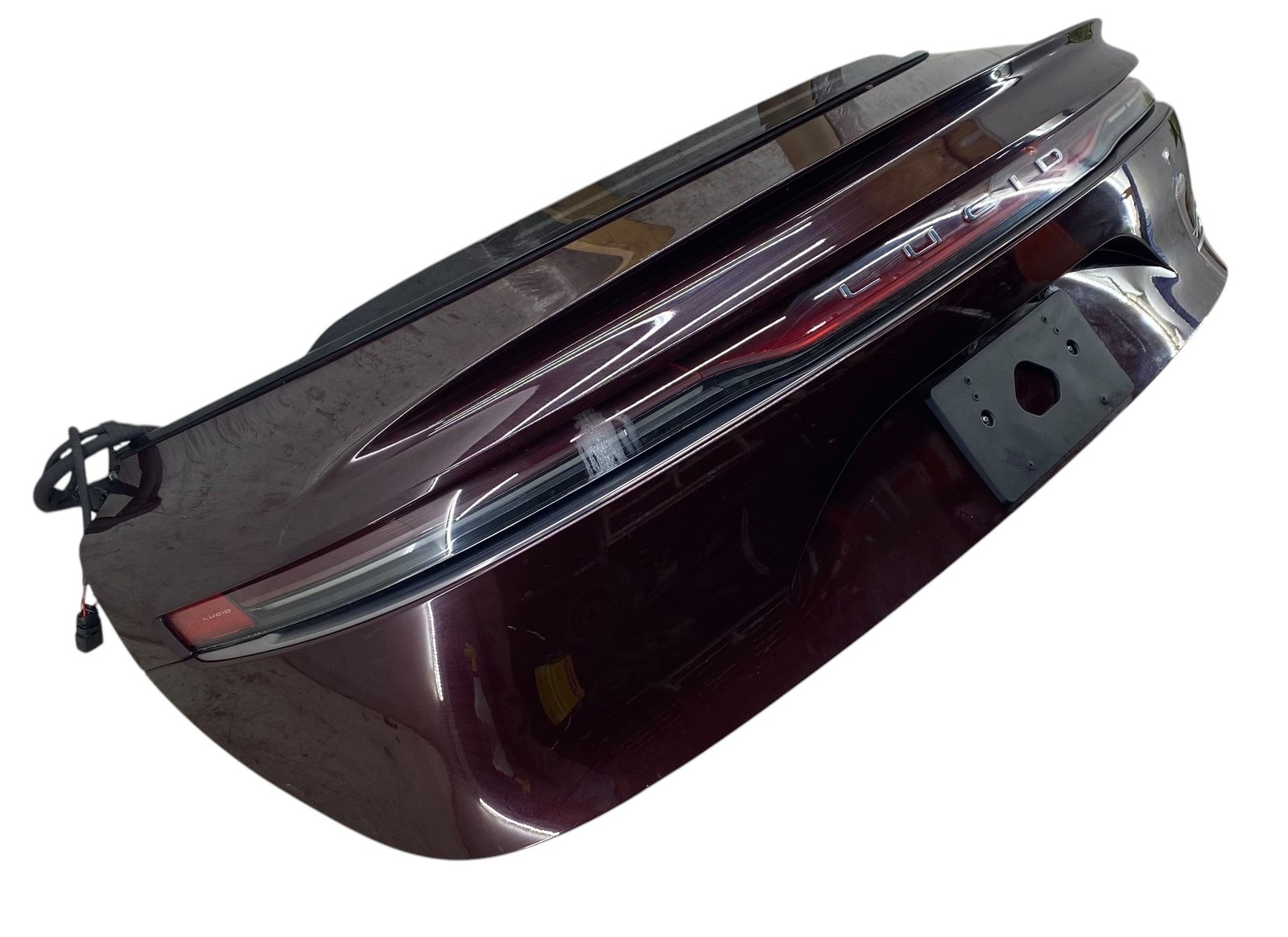 2022-2024 LUCID AIR AIR TOURING REAR TRUNK LID ZENITH RED METALLIC STEALTH PACK