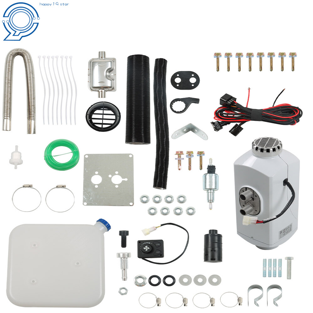 All In One 12V LCD Thermostat For Car Boat Truck Bunk Diesel Air Heater 5KW