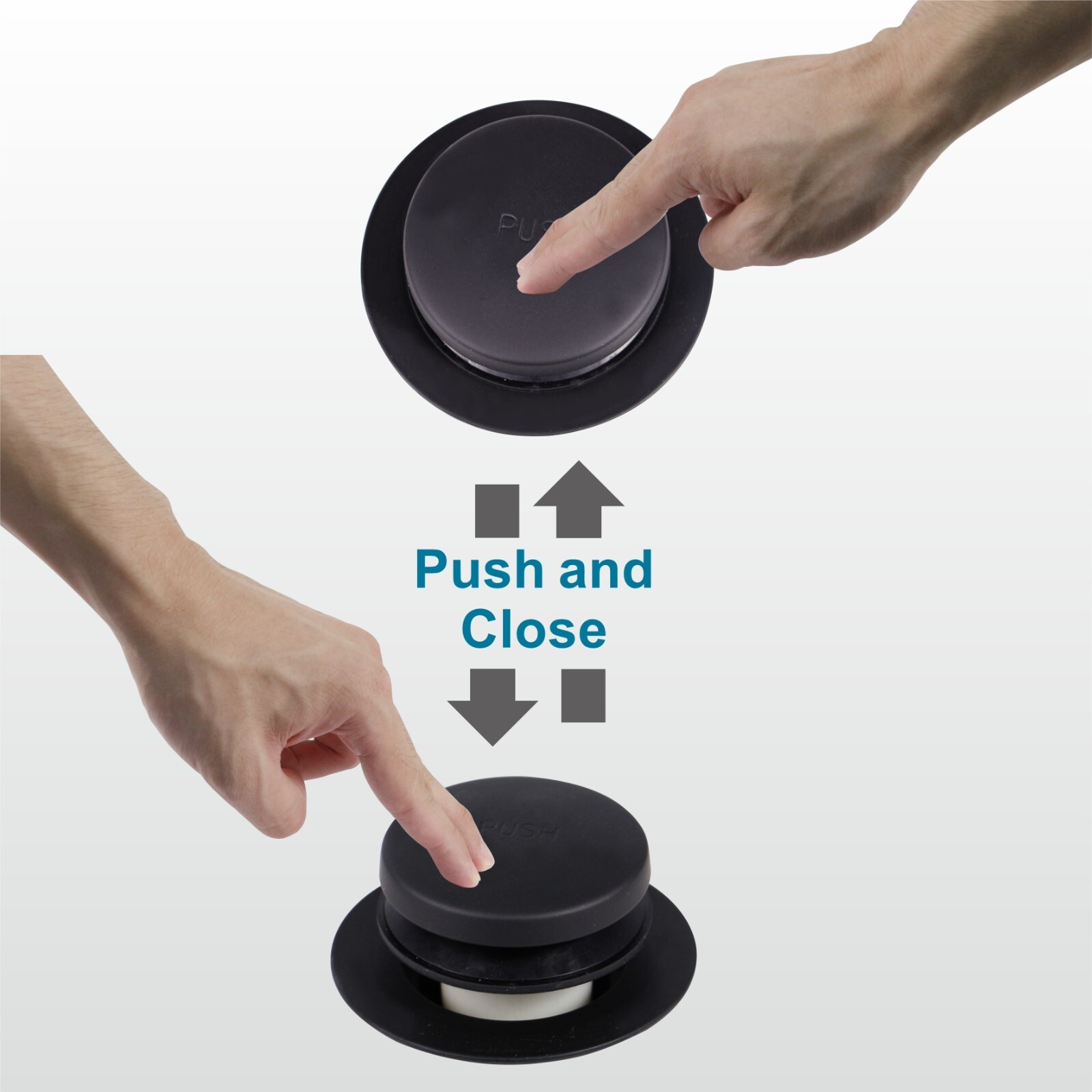 Black Tub Drain Tip Toe Bathtub Trim Set Conversion Kit 2hole overflow Faceplate