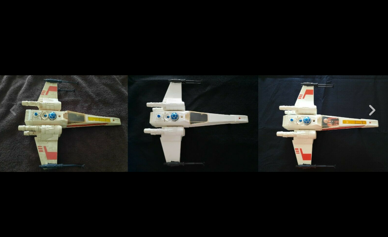 Vintage Star Wars X-Wing Replacement Toy Sticker - Peel & Stick - No Need To Cut