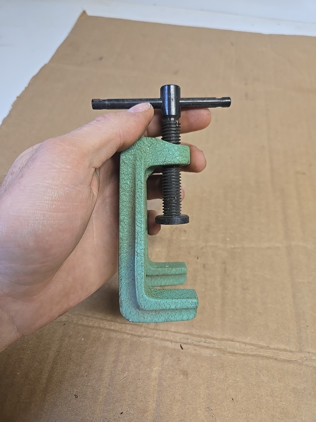VINTAGE GREEN REDDING DOUBLE "C" CLAMP FOR LUBRISIZER - FREE SHIPPING