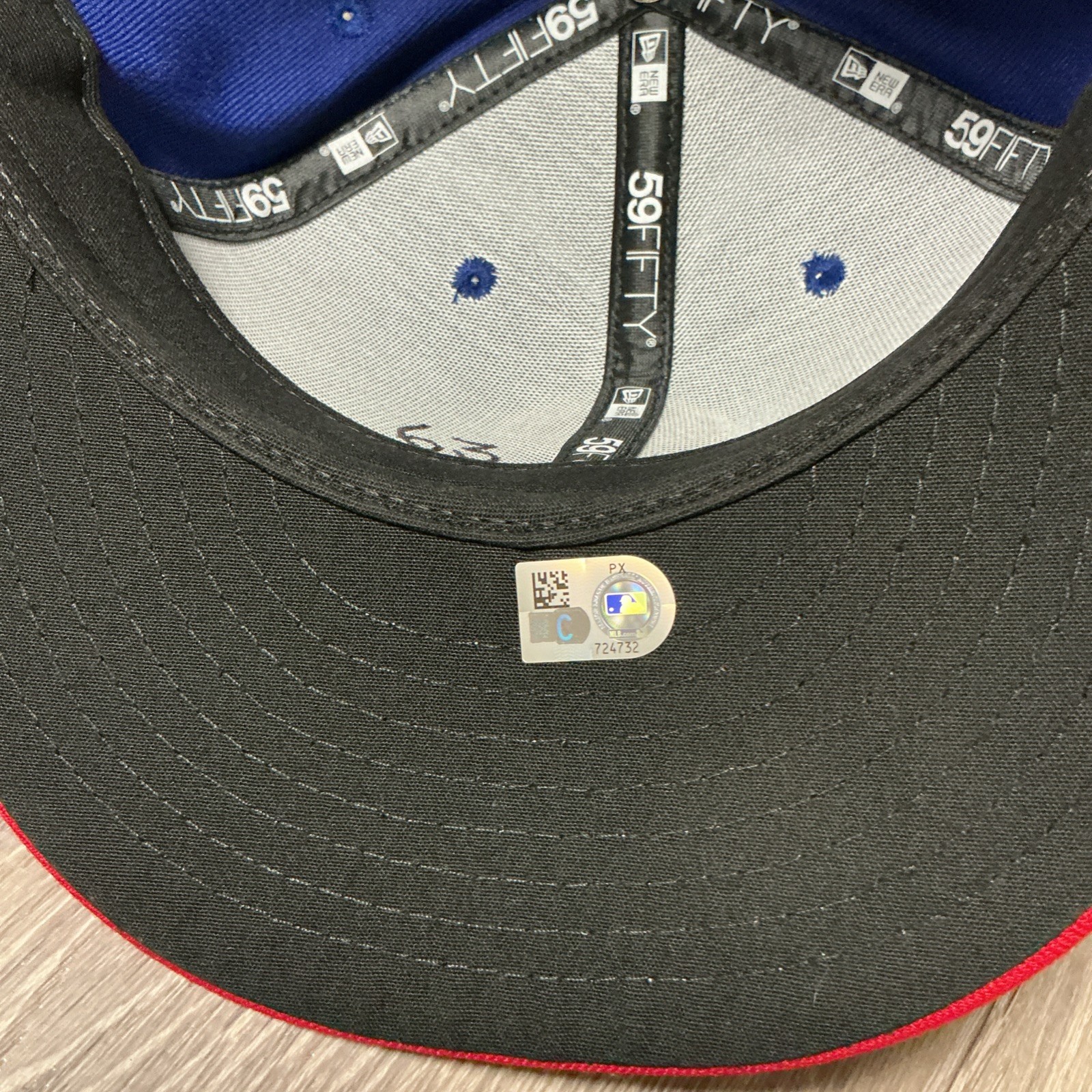 Michael Mercado 2025 Phillies Team / Game Issued Hat - MLB COA