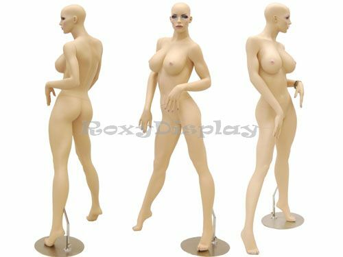 Sexy Big Bust Female Fiberglass mannequin Fleshtone Dress Form Display #MD-ACK3X