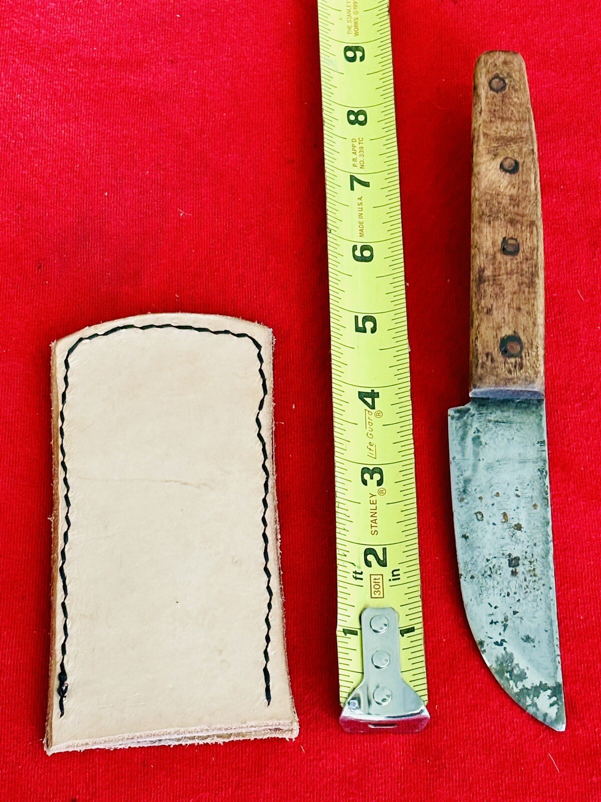 STACEY BROTHERS - CIVIL WAR ERA SHEFFIELD 1800’S - CUT DOWN KNIFE - ANTIQUE