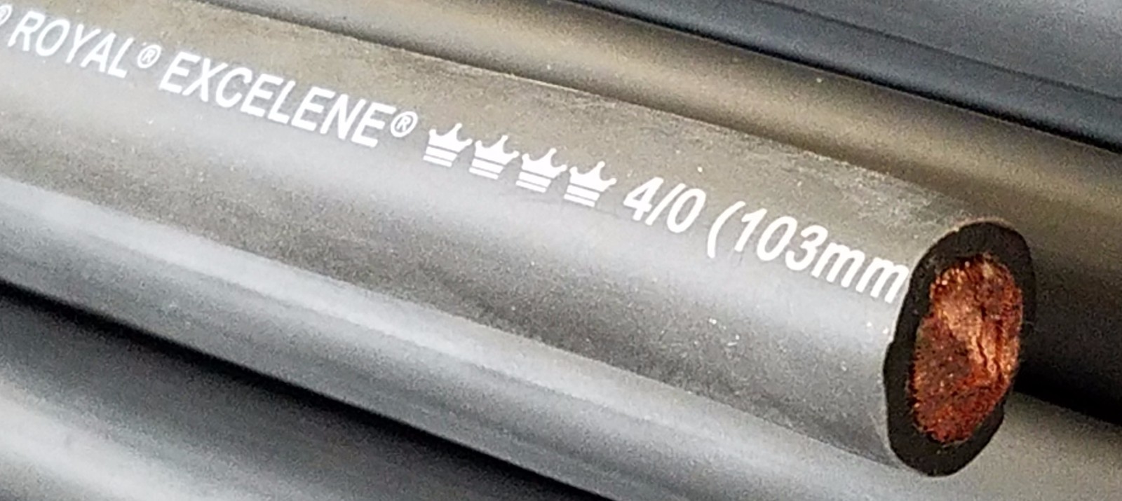 4/0 Excelene Welding Battery Cable (Buy per Foot) BLACK MADE IN THE USA Copper