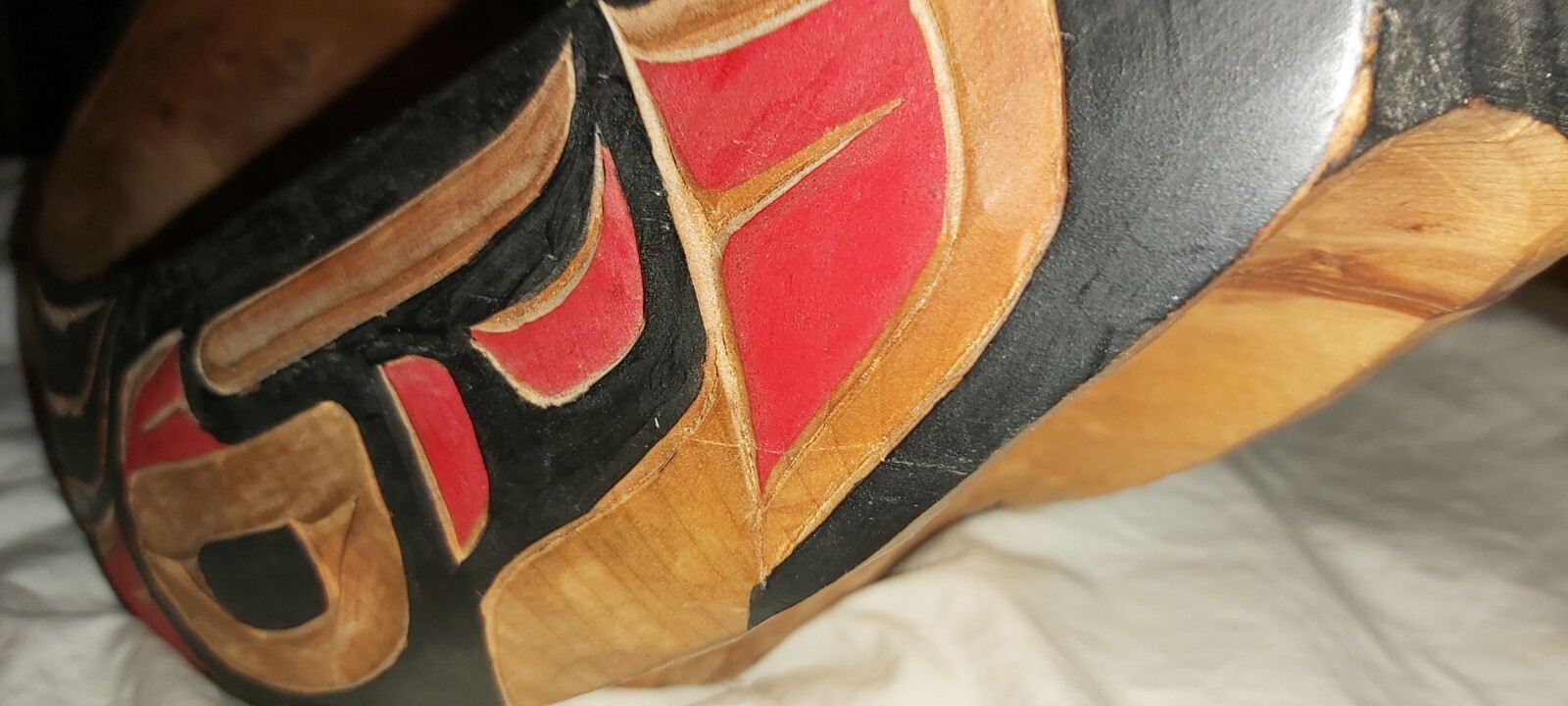 Northwest Coast; Haida, Eagle Ceremonial Bowl.