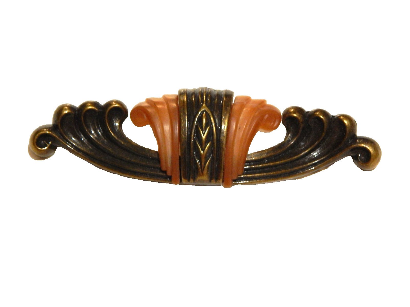 Art Deco Water Fall Dresser Chest Vanity Drawer Pull