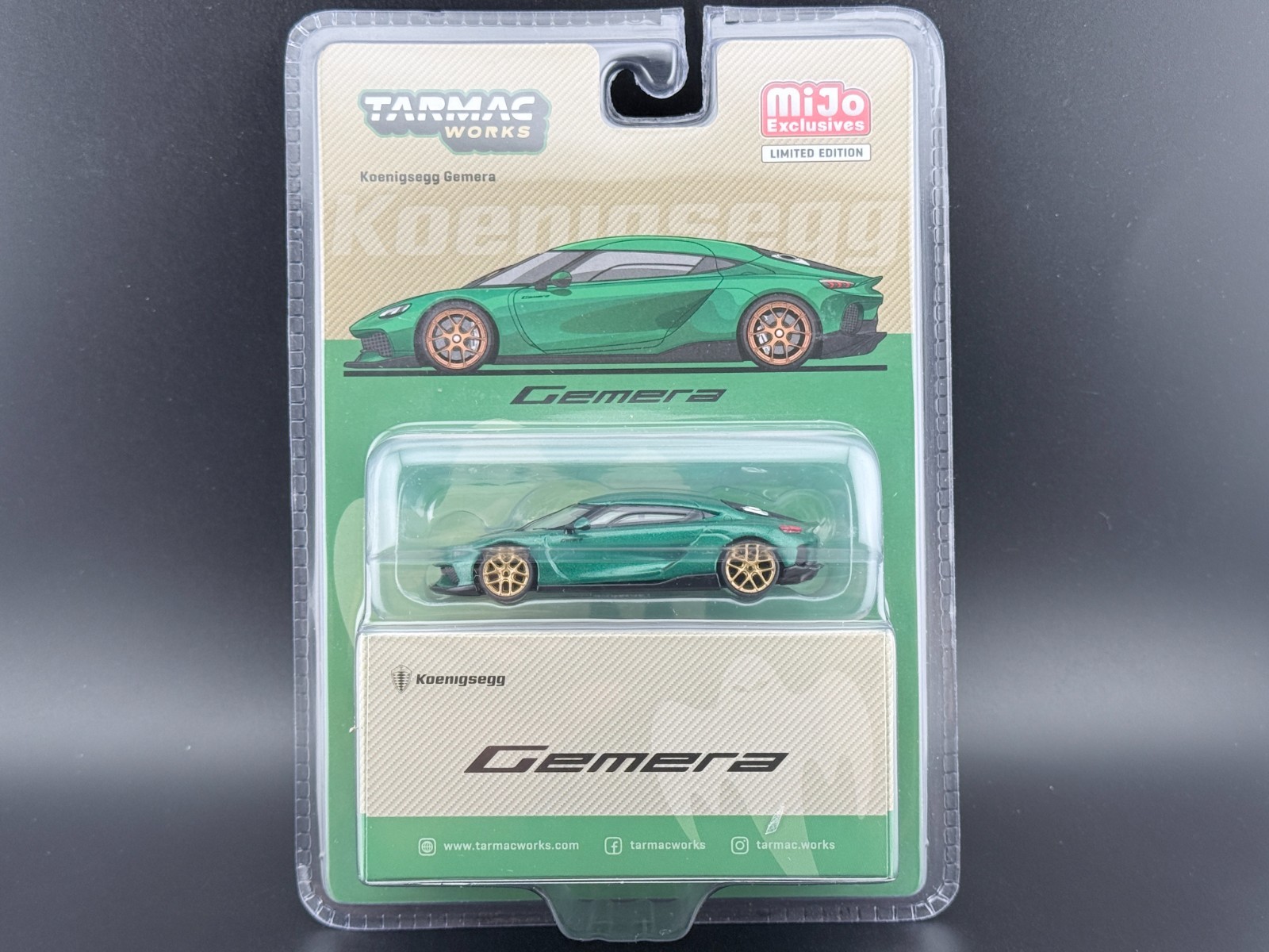 Tarmac Works Koenigsegg Gemera Green Global64 1/64