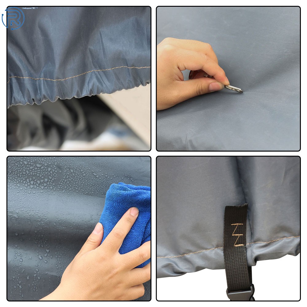 Heavy Duty 14/15/16FT 90" Boat Cover 3 Layers Waterproof Dustproof UV Resistant