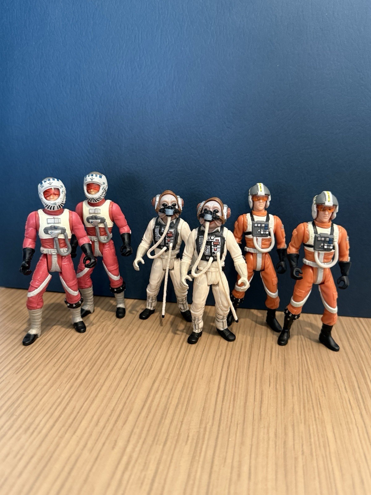 1999 Hasbro Star Wars POTF Rebel Pilots Wedge Antilles Ten Numb Arvel Crynyd lot