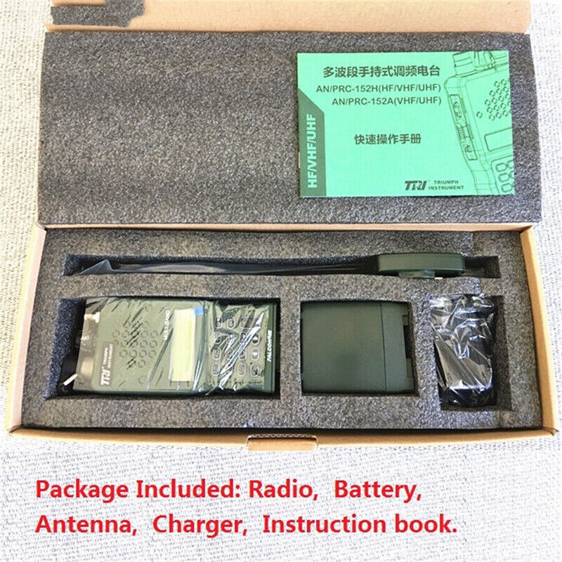 15W Tactical TRI AN/PRC-152 Handheld Radio Alloy Shell Multiband Walkie Talkie