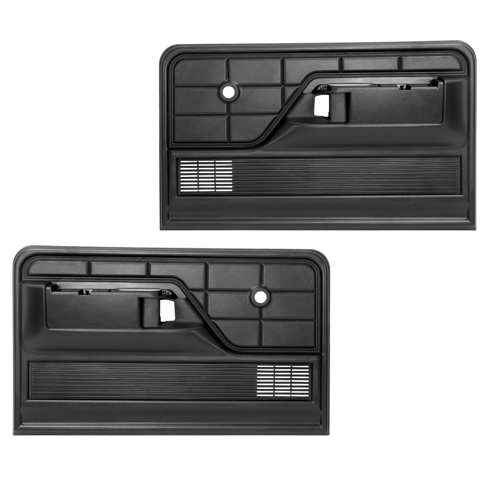 Fit 73-79 Ford F-100 F-150 F-250/ 78-79 Ford Bronco Interior Door Panels Black