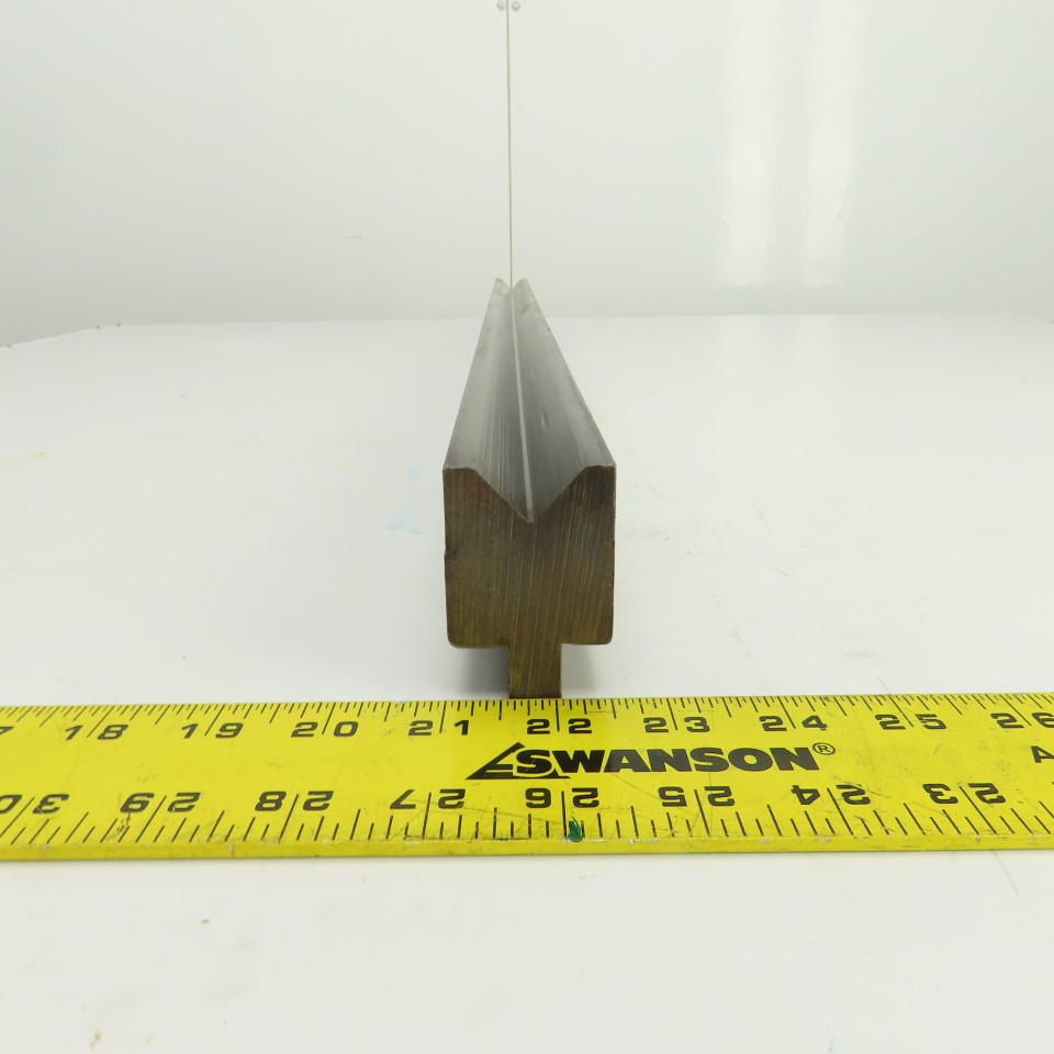 36-3/4" Press Brake Forming 90° V Angle Die Block 1/2" Tang 1-5/8"H 1-1/2" Thic