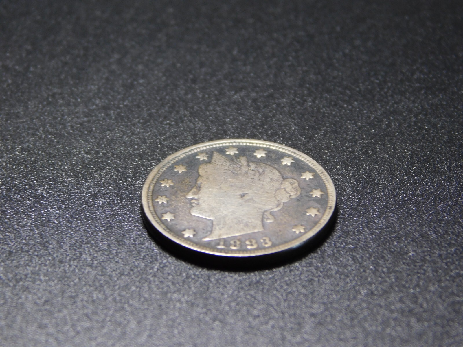 OLD US COIN 1883 LIBERTY HEAD NICKEL with CENTS