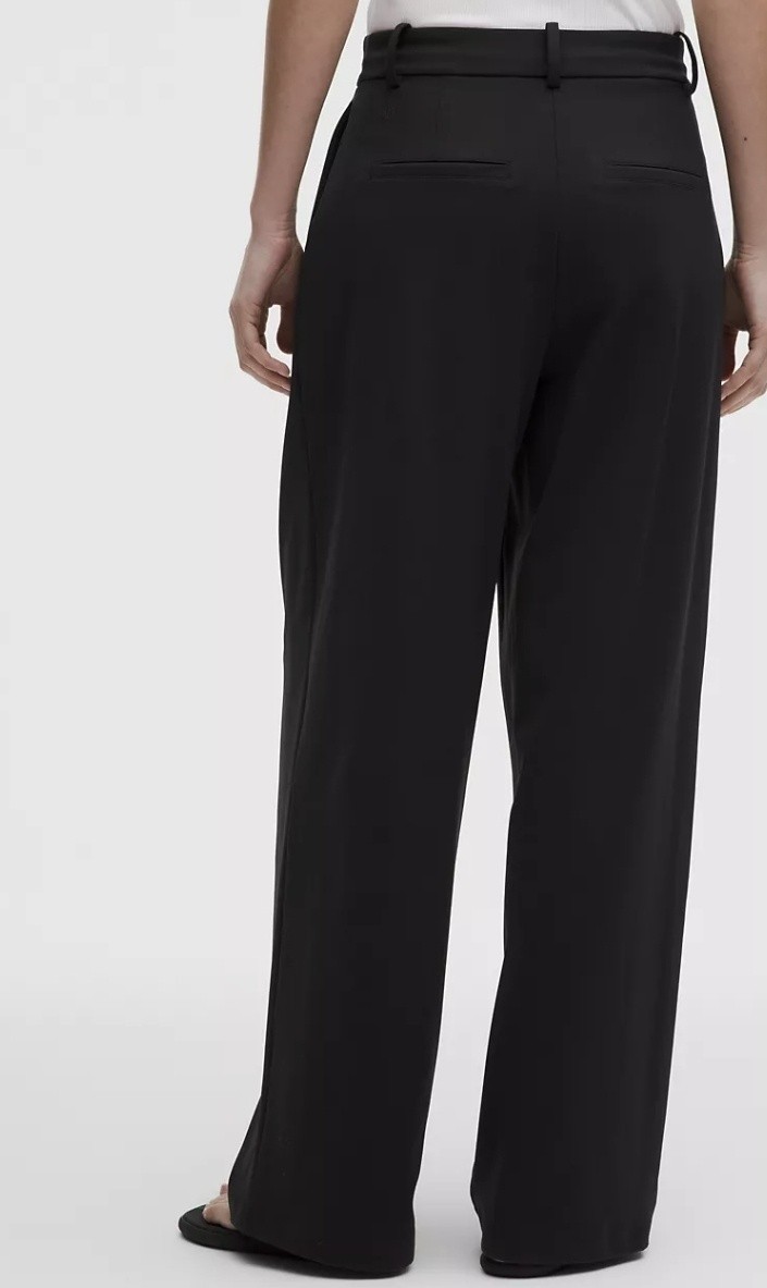 Lululemon Daydrift High-Rise Wide-Leg Trouser Regular Size S Color Black 31.5"