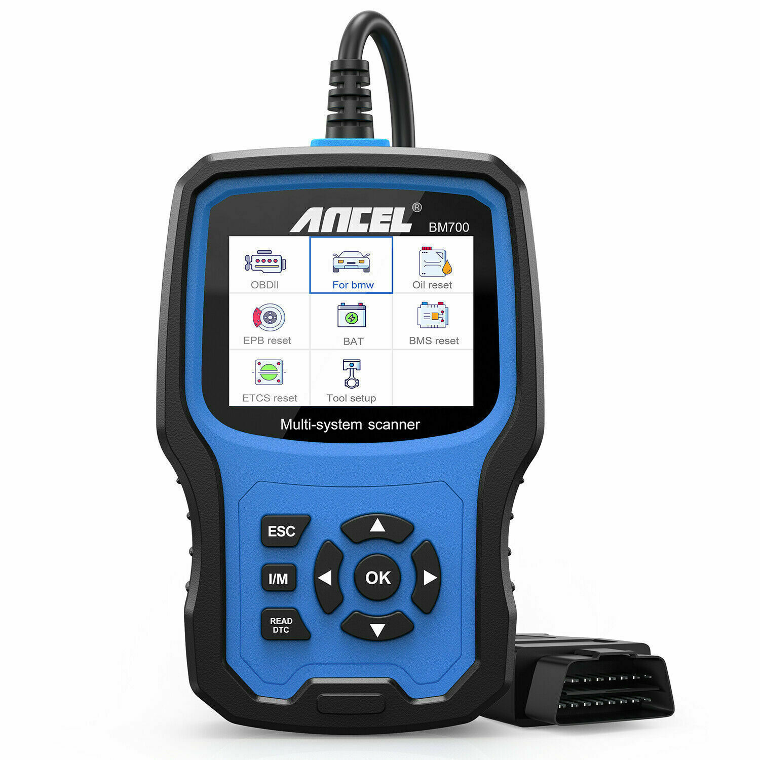Ancel BM700 For BMW Full System OBD2 Diagnostic Scanner ABS SRS EPB TPMS BMS OIL