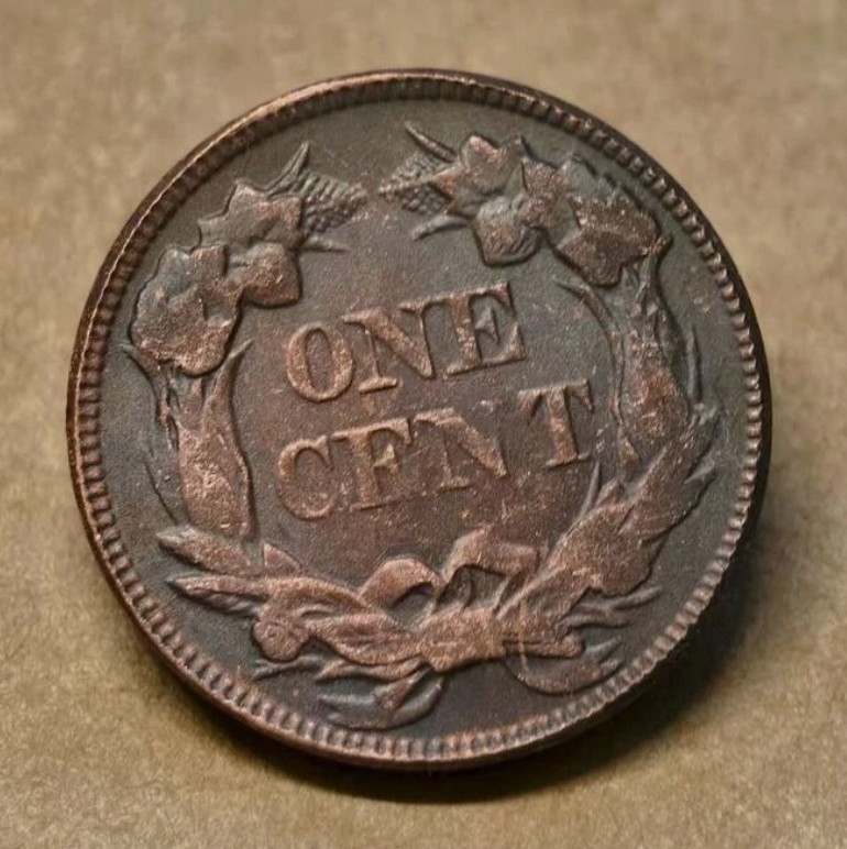 1857 Flying Eagle Cent Very Good VG Coin As shown in the figure