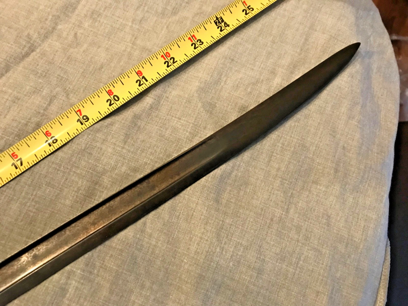 French Model 1866 Chassepot Yataghan Sword Bayonet Dated 1870