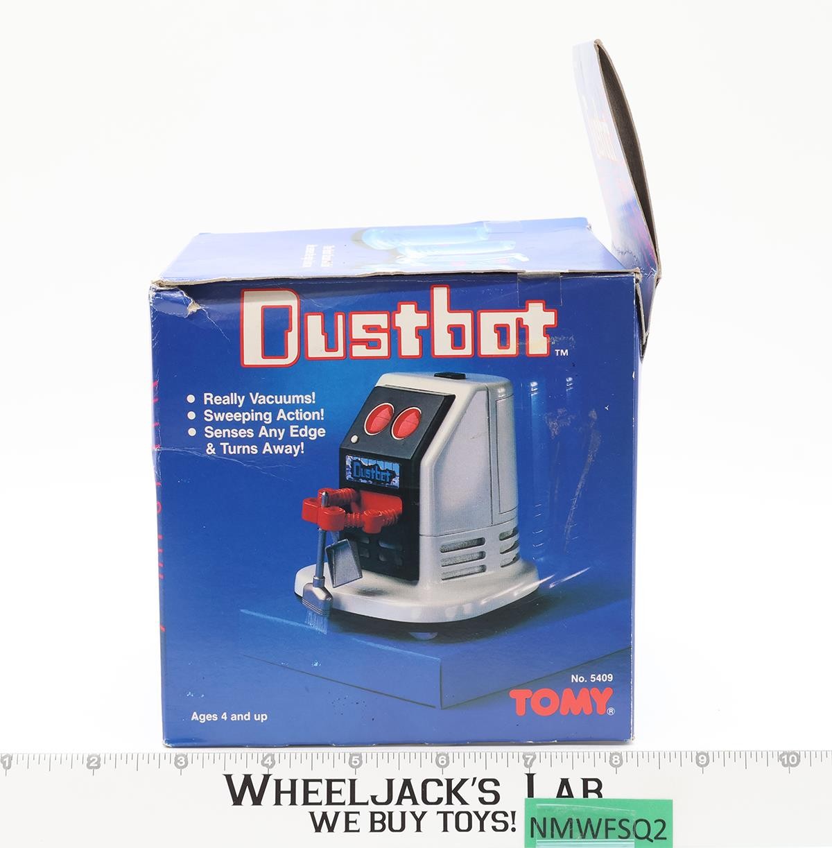 Dustbot Robot #5409 Complete WORKS 1985 Tomy Vintage Robot With Box