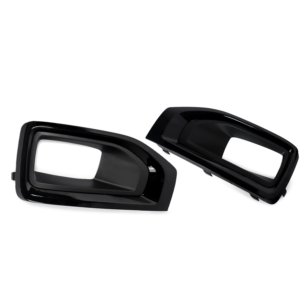 New Pair For 2015-2020 GMC Yukon / Yukon XL Gloss Black Fog Light Bezel Cover