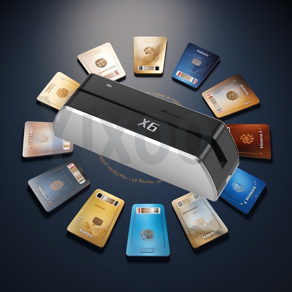 Misiri X6 Smallest USB 3 Tracks Mag Swipe Card Reader Writer Encoder