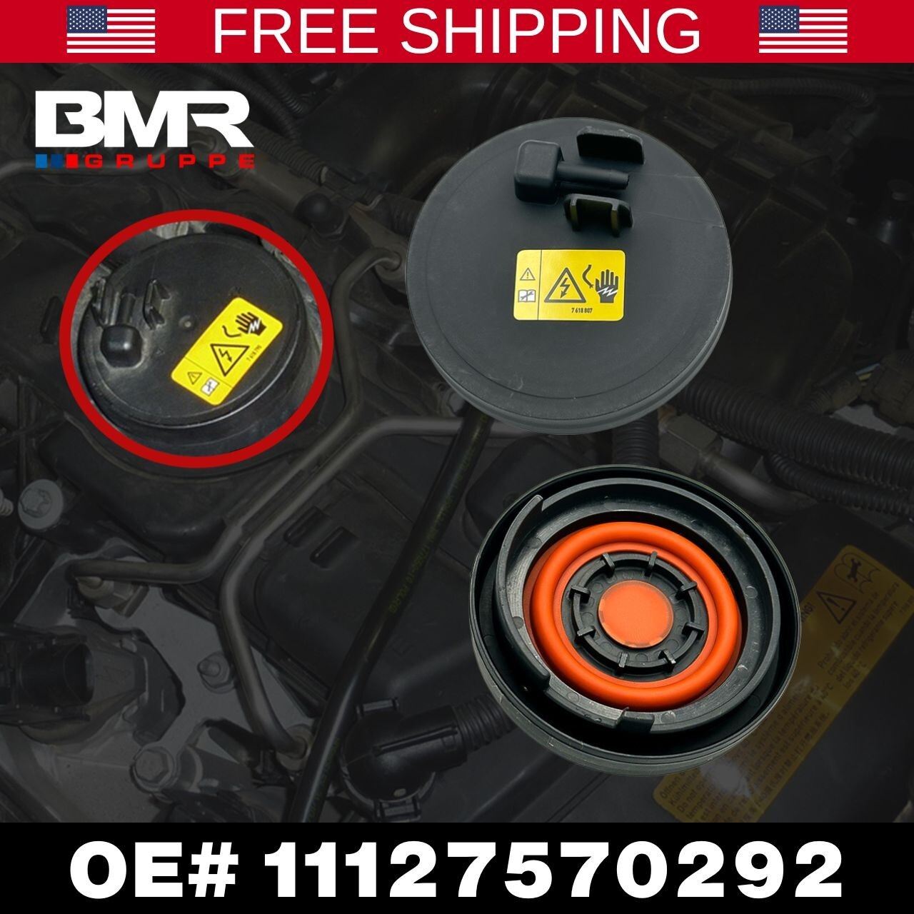 N55 PCV Replacement for BMW Valve Cover 11127570292 F30 F10 F25 F22 E82 E92 F87