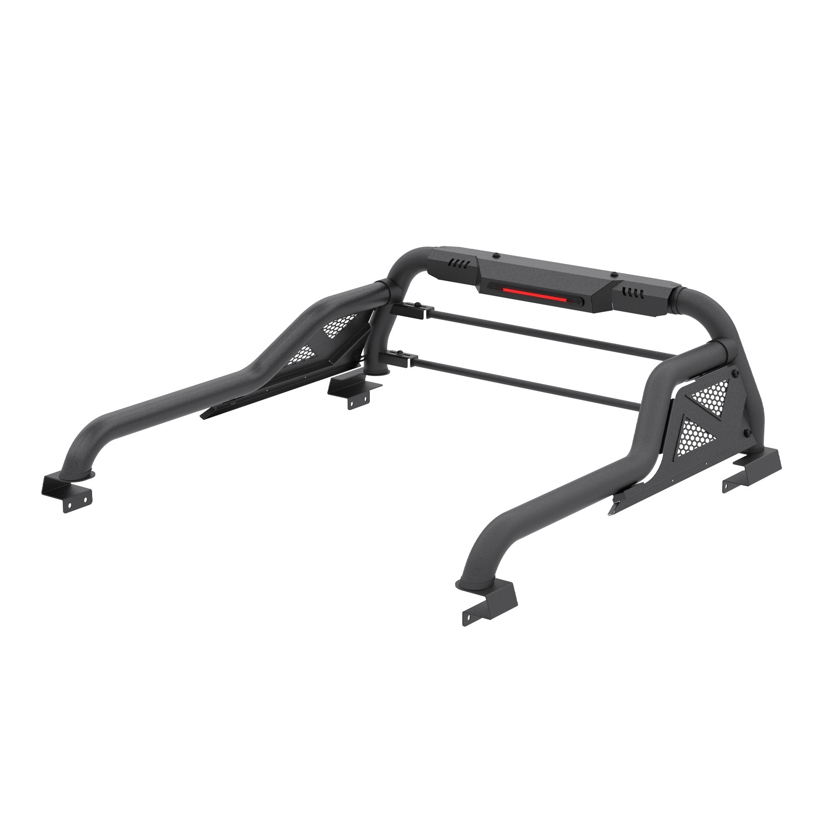 Adjustable Truck Roll Sport Bar Rack Bed Bar Black For Toyota Tacoma 2005-2025