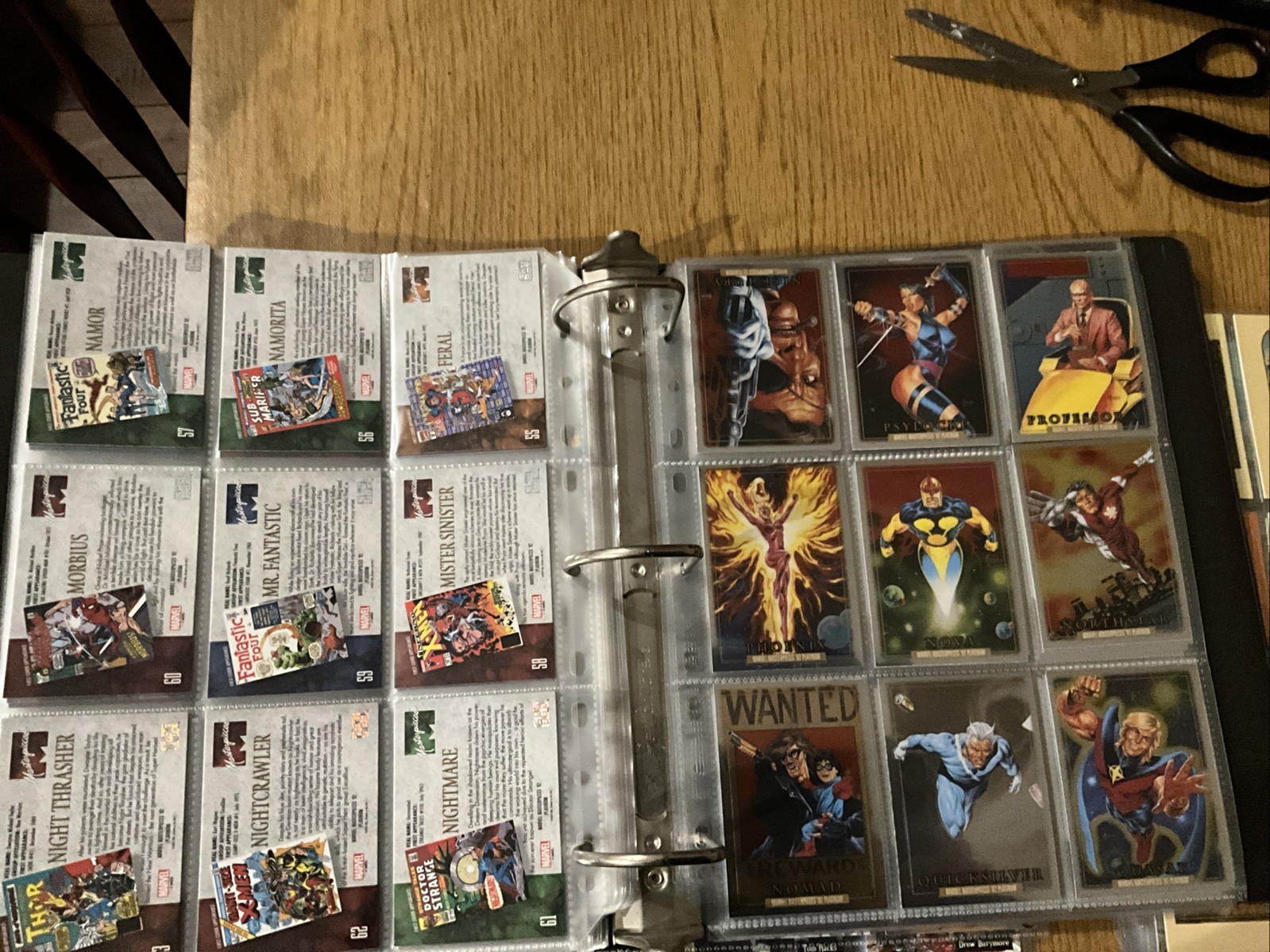 2024 Marvel Masterpieces '92 Platinum Complete Base Set Near Mint