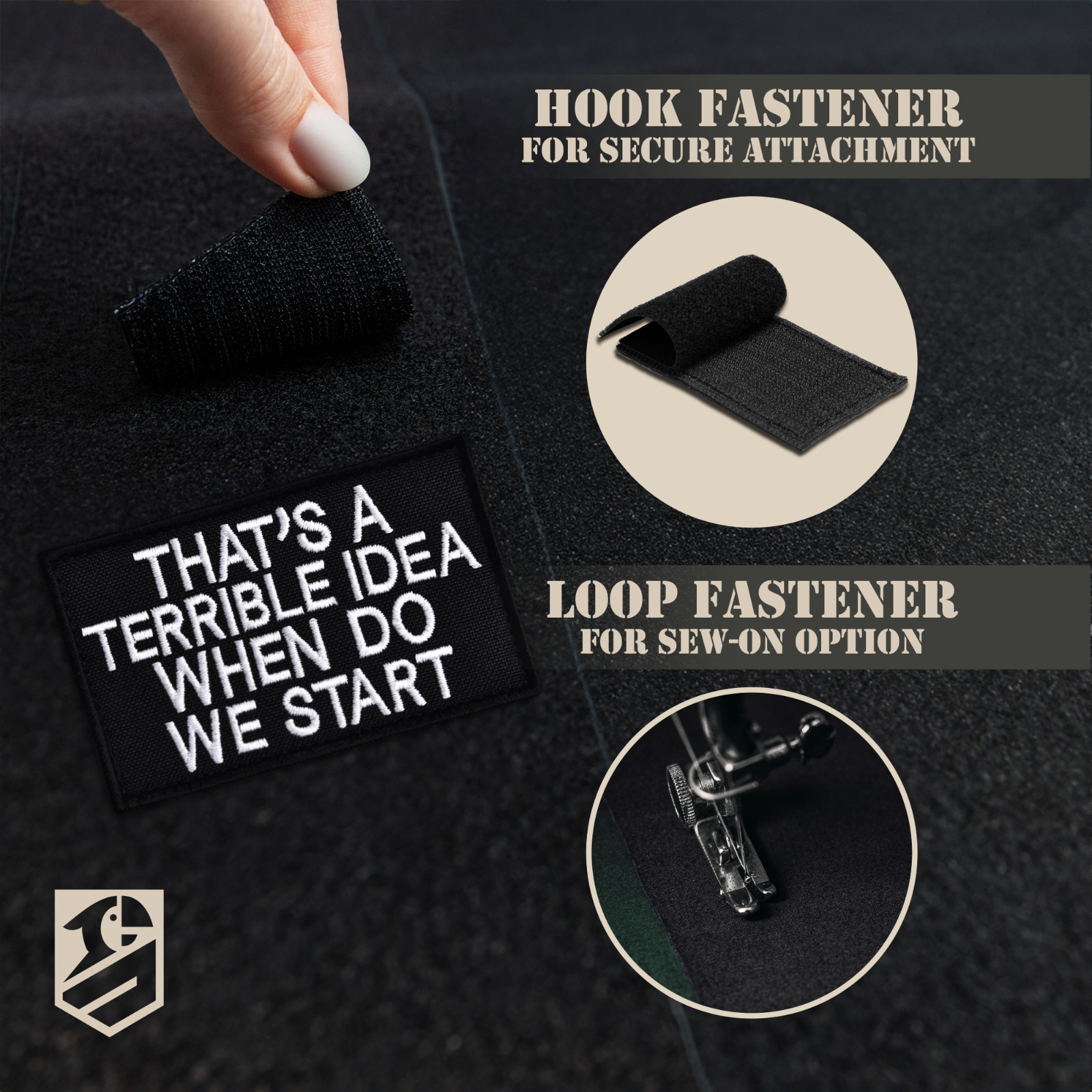 2pcs That’s a Terrible Idea When Do We Start Patch Funny Tactical Morale Patches