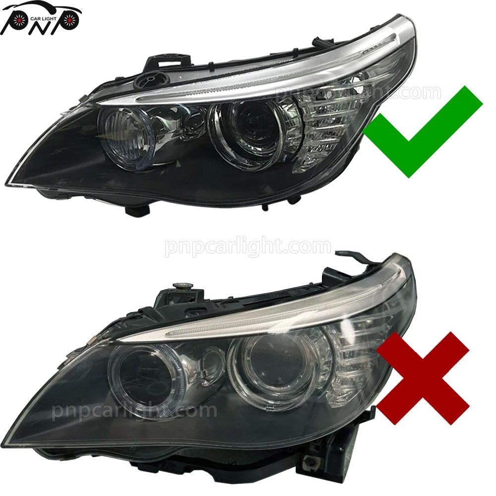 Pair for BMW 5' E60 LCI 2007-2010 AFS Xenon Headlight Internal Harness ECE