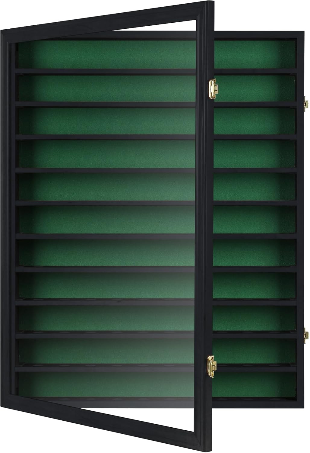 Elegant Black Golf Ball Display Case for 110 Balls - Perfect for Collectors