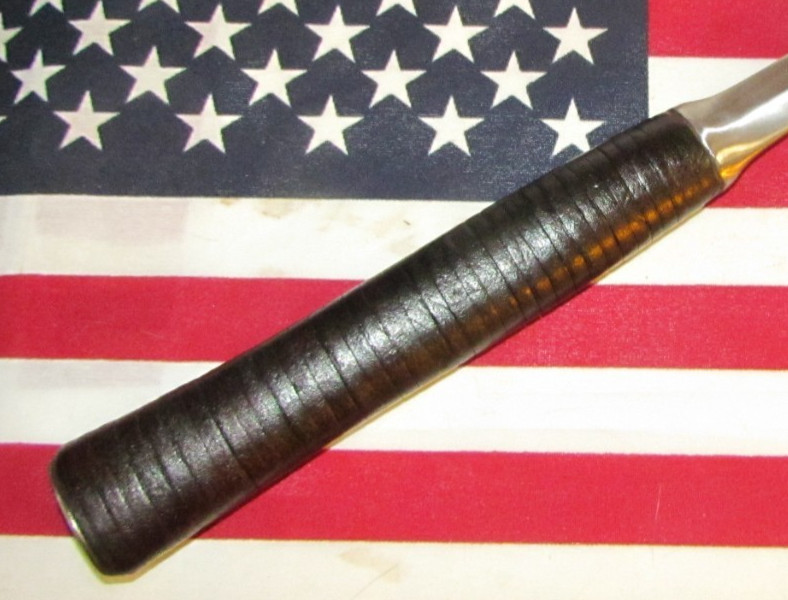 Vintage Malco 18 oz. Sheet Metal Hammer Original Leather Handle (Estwing)