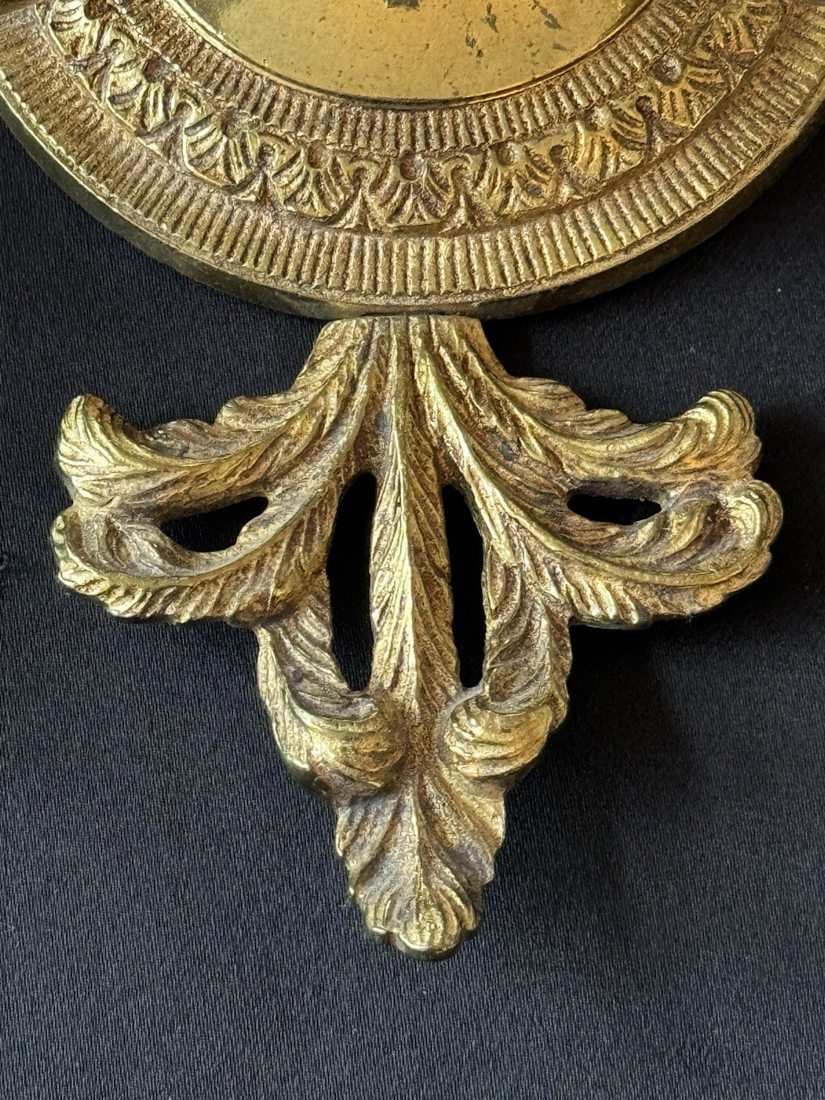 PAIR Vintage French Brass Wall Sconce Candelabras 2 Pair Available