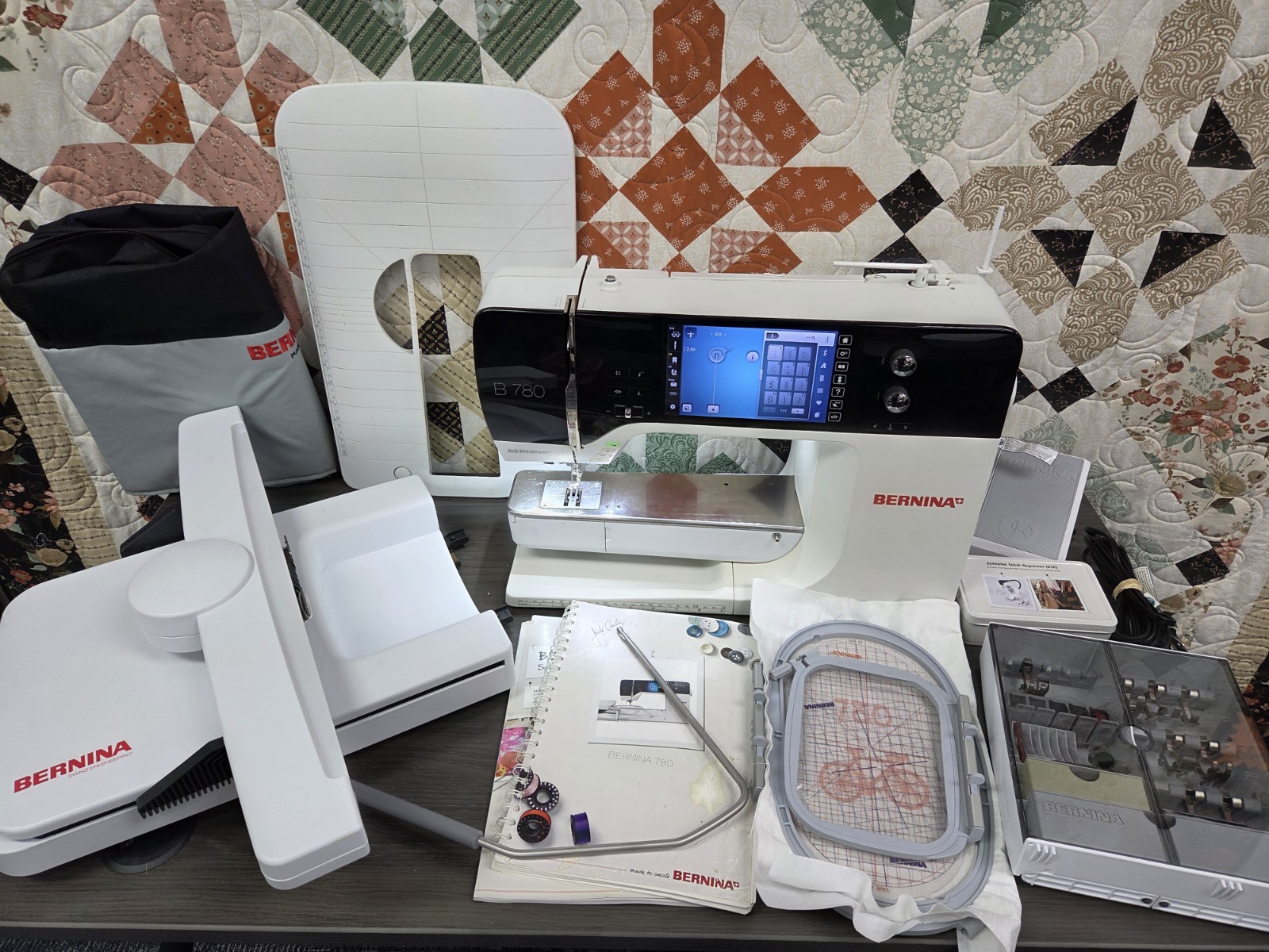 Bernina B 780 Sew/Quilt/Embroidery Machine! Professionally Serviced!