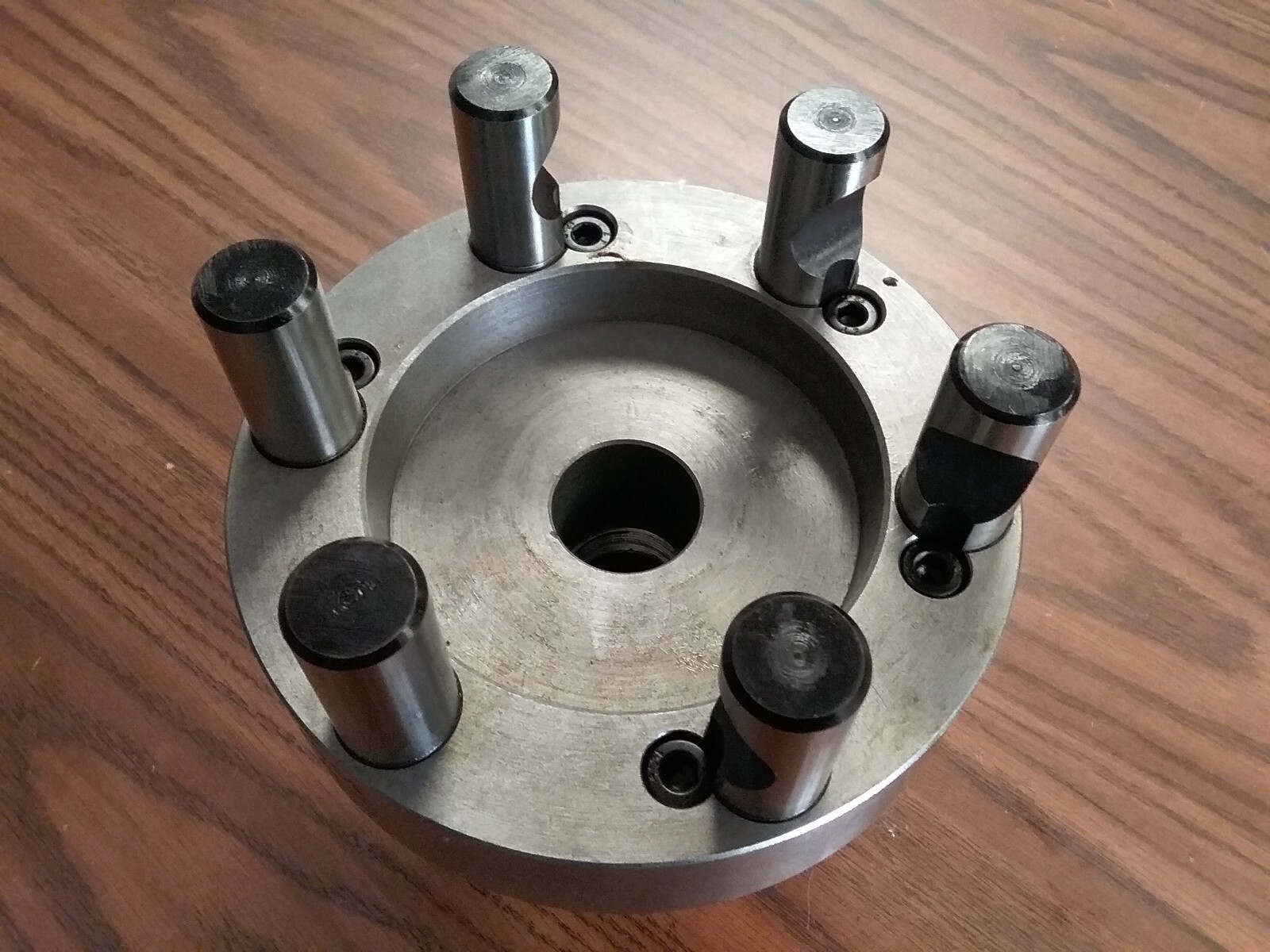 5C Collet Chuck with Integral D1-6, D6 Cam Lock Mount 5" Diameter Chuck #5C-05D6