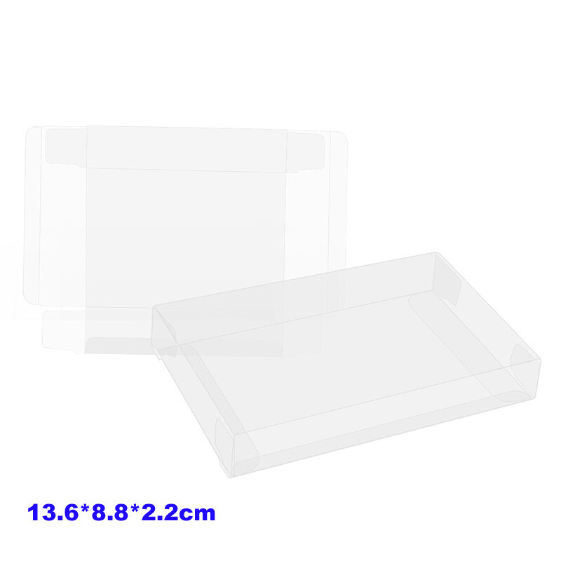 10x Display Protectors Clear Cover For Nintendo SNES CARTRIDGE Video Game Carts