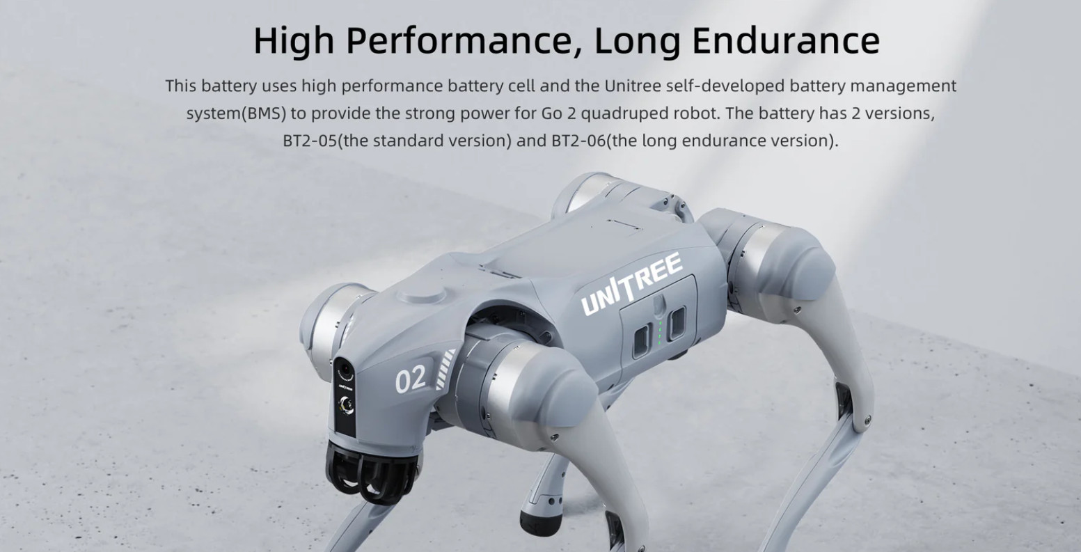 Unitree Go2 28.8V Lithium-ion Battery (Long Range Version) - 15000mAh