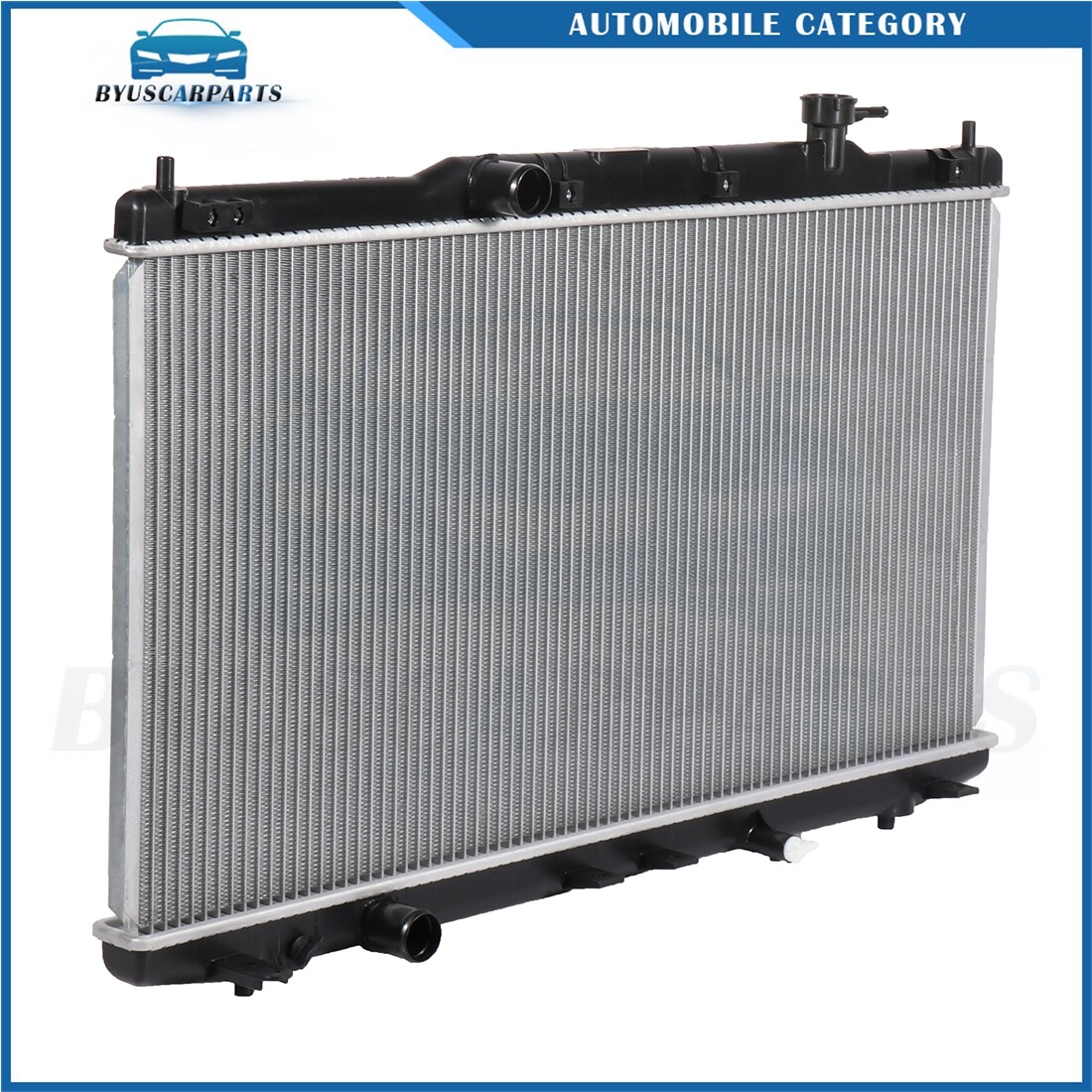 For 2013-2017 Honda Accord 2.4L Aluminum Radiator & AC Condenser Cooling Kit