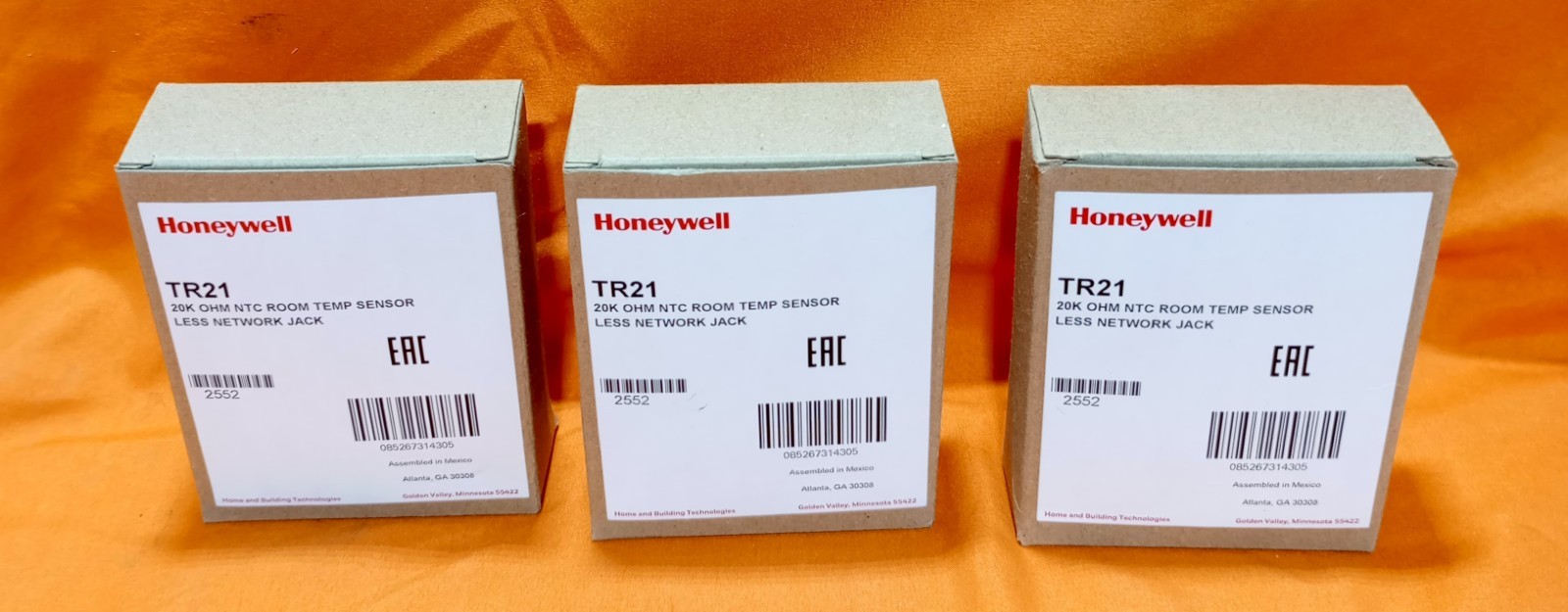 Lot Of 3 Honeywell TR21 Room Temp Sensor